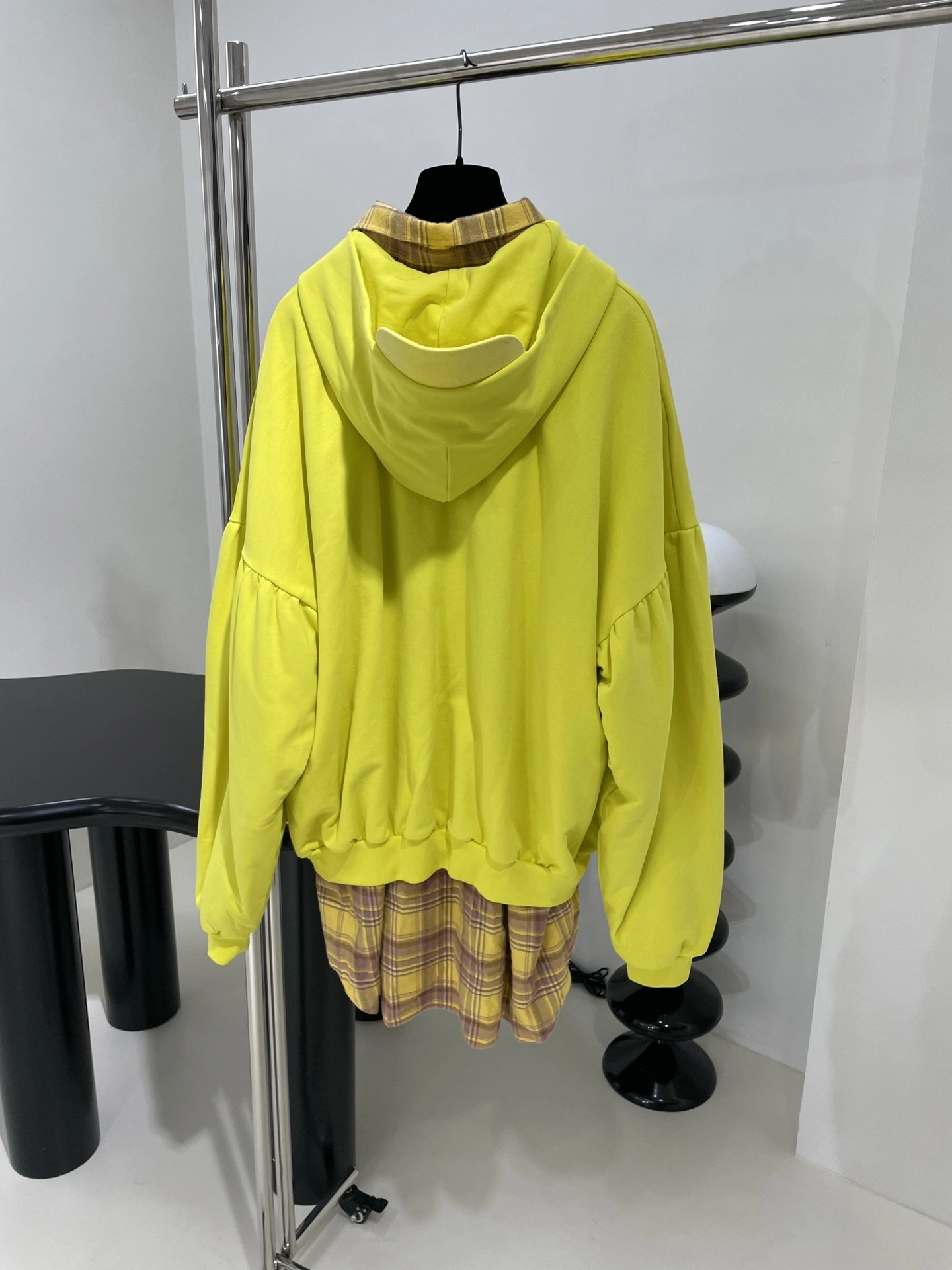 wg.luxury- 218593i16 UNITY SPORTS ICON LAYERED HOODIE oversized item:D-F245K0311